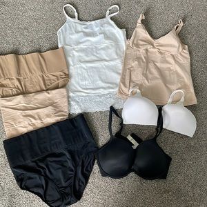 Womens undergarments bra shaping underwear camisole lot